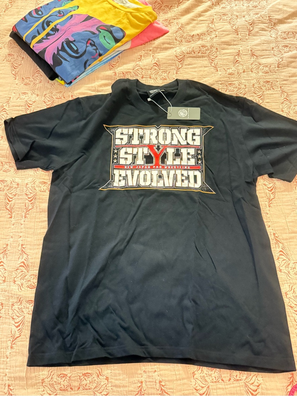 NWT New Japan Pro Wrestling Strong Style tee, L